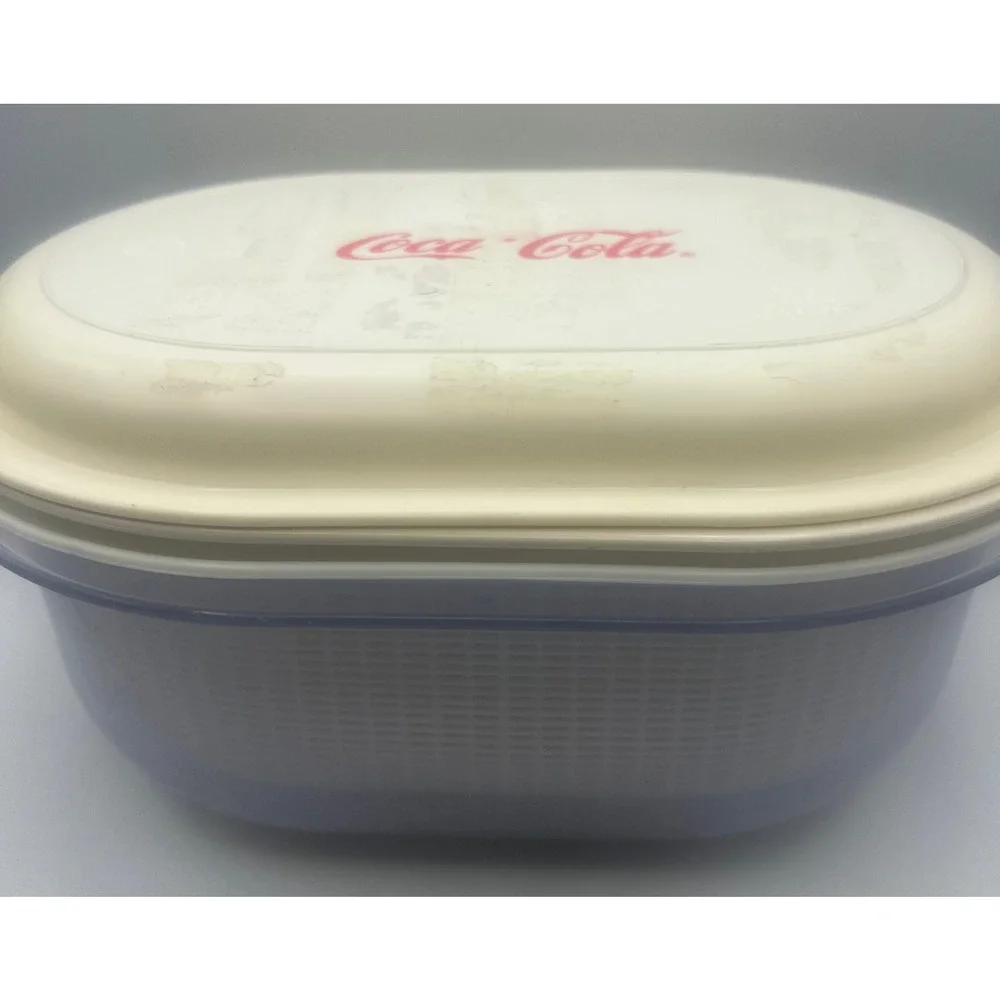 Vintage Coca Cola Mandoline Vegetable Slicer Prep Container Kitchen Set